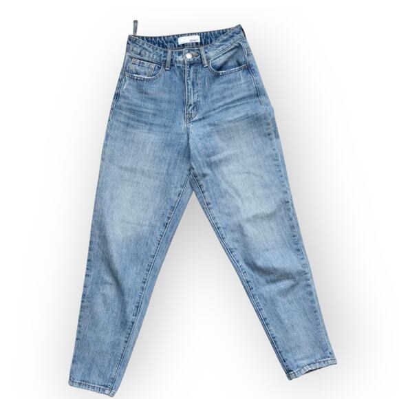 Vervet Denim - Vervet High Rise Mom Distressed Sand Wash Jeans Women Sz 25